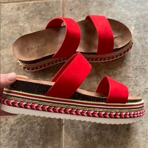 Bamboo sandals